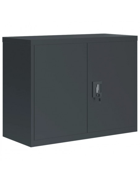 Armadio Classificatore Antracite 90x40x70 cm in Acciaio