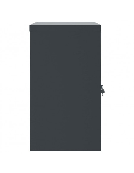 Armadio Classificatore Antracite 90x40x70 cm in Acciaio