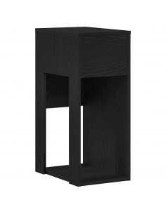 Supporto a Torre per Computer con Cassetto Nero 30x44x74 cm