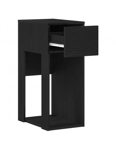 Supporto a Torre per Computer con Cassetto Nero 30x44x74 cm