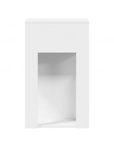 Supporto a Torre per Computer con Cassetto Bianco 30x44x74 cm