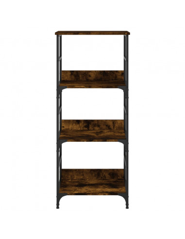 Libreria Rovere Fumo 50x33x117,5 cm in Legno Multistrato