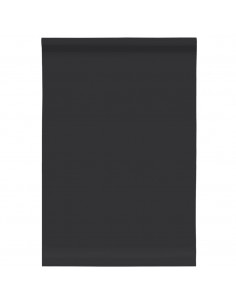 Adesivo per Mobili Autoadesivo Nero Opaco 90x500 cm in PVC