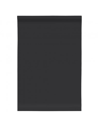 Adesivo per Mobili Autoadesivo Nero Opaco 90x500 cm in PVC