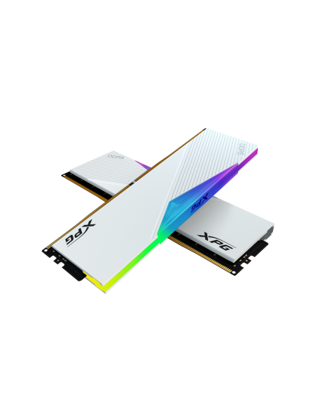 MEM DDR5 ADATA XPG LANCER RGB 32GB (2x16GB) 6000MHz WHITE AX5U6000C3016G-DC