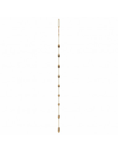 Alberi di Natale Sospesi con Stelle 2 pz 55x120cm Ramo Naturale