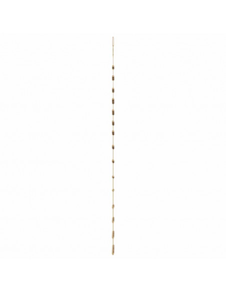 Albero di Natale da Parete con Stella 100x210 cm Ramo Naturale