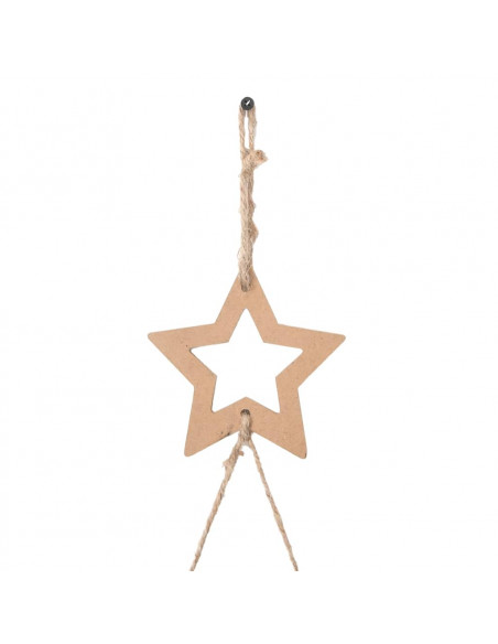 Albero di Natale da Parete con Stella 100x210 cm Ramo Naturale
