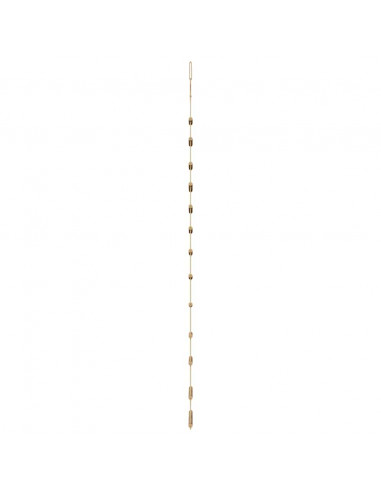 Albero di Natale da Parete con Stella 86x180 cm Ramo Naturale