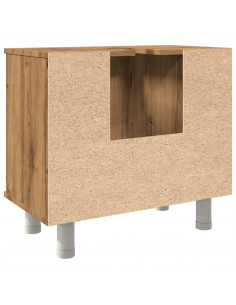 Armadietto Bagno Artigianale 60x32x53,5 cm Legno Multistrato