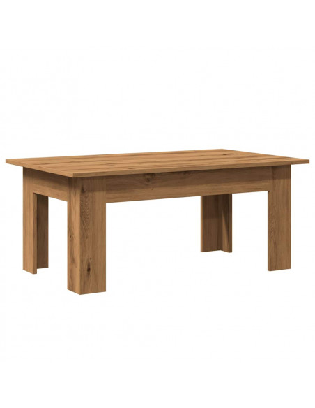 Tavolino da Salotto Artigianale 100x60x42 cm Legno Multistrato