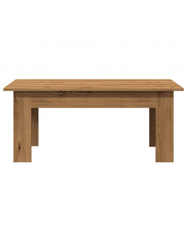 Tavolino da Salotto Artigianale 100x60x42 cm Legno Multistrato