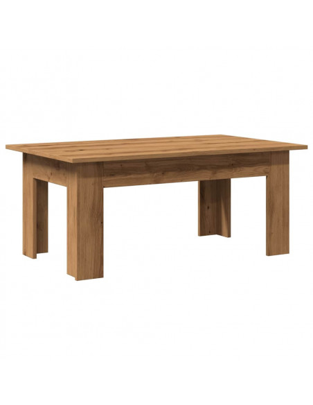 Tavolino da Salotto Artigianale 100x60x42 cm Legno Multistrato