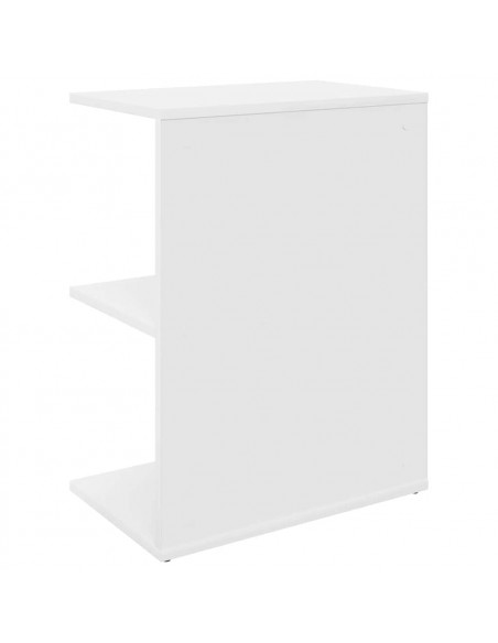 Comodini 2 pz Bianchi 46,5x29x61 cm in Legno Multistrato