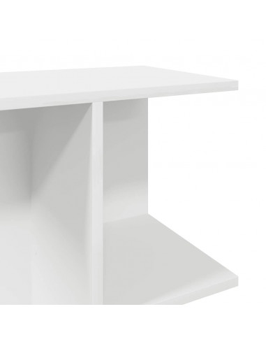 Comodini 2 pz Bianchi 46,5x29x61 cm in Legno Multistrato