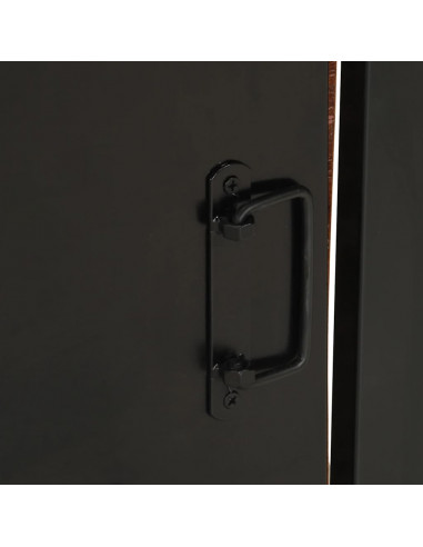 Comodini 2 pz Multicolore in Legno Massello di Mango Grezzo