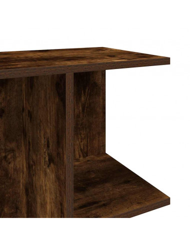 Comodini 2 pz Rovere Fumo 46,5x29x61 cm in Legno Multistrato