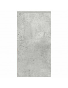 Comodini con Cassetto 2 pz Grigio Cemento 35x34x66,5 cm