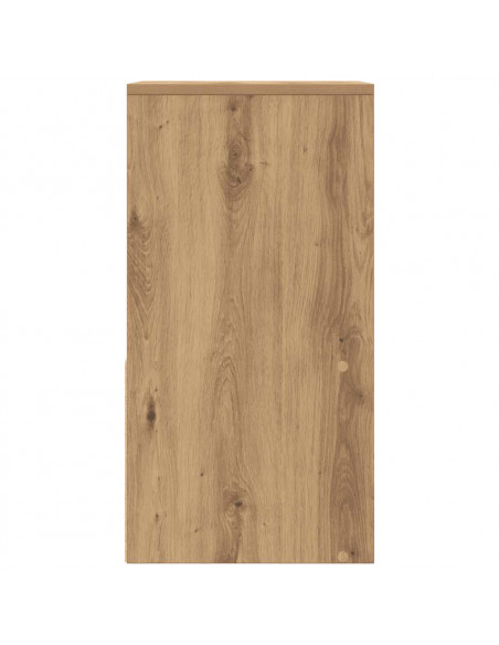 Comodini con Cassetto 2 pz Rovere Artigianale 35x34x66,5 cm