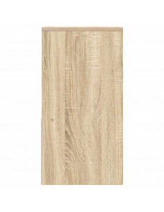 Comodini con Cassetto 2 pz Rovere Sonoma 35x34x66,5 cm