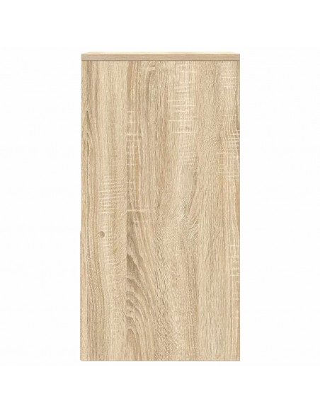 Comodini con Cassetto 2 pz Rovere Sonoma 35x34x66,5 cm