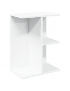 Comodino Bianco 46,5x29x61 cm in Legno Multistrato