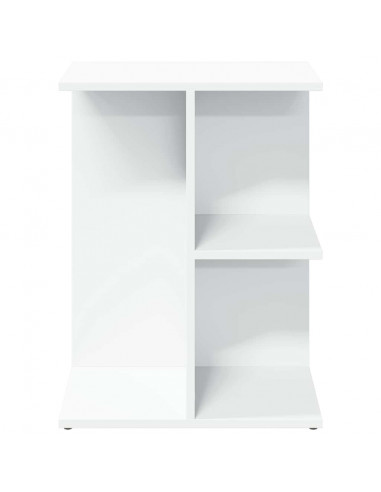 Comodino Bianco 46,5x29x61 cm in Legno Multistrato