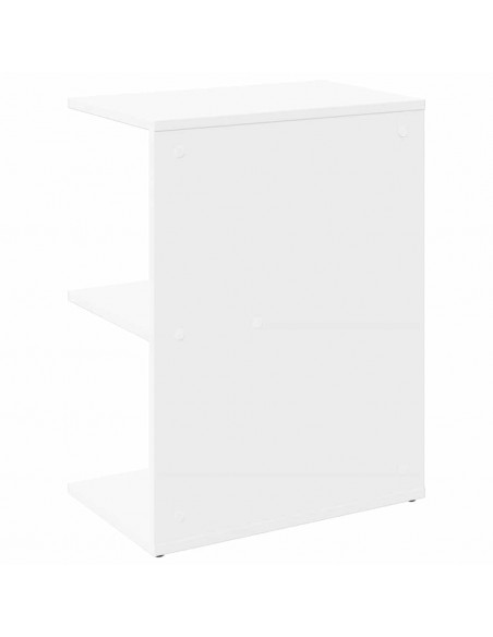 Comodino Bianco 46,5x29x61 cm in Legno Multistrato