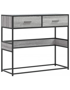 Tavolo Consolle Rovere Sonoma 90x35x80 cm in Legno Multistrato