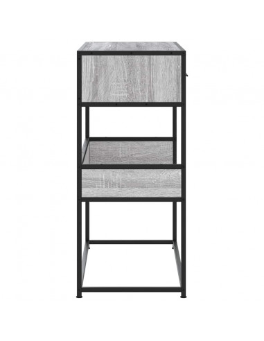 Tavolo Consolle Rovere Sonoma 90x35x80 cm in Legno Multistrato