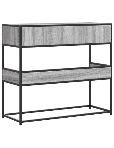 Tavolo Consolle Rovere Sonoma 90x35x80 cm in Legno Multistrato