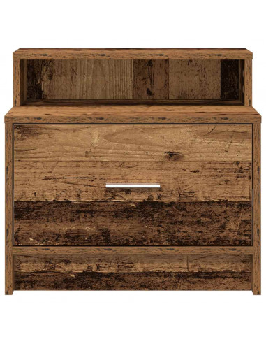Comodino con Cassetto Legno Antico 51x31x47 cm