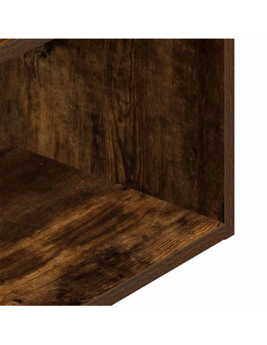 Comodino con Cassetto Rovere Fumo 35x34x66,5 cm