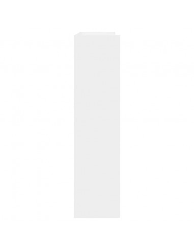 Scarpiera Bianca 80x25x100 cm in Legno Multistrato