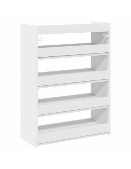 Scarpiera Bianca 80x25x61,5 cm in Truciolato