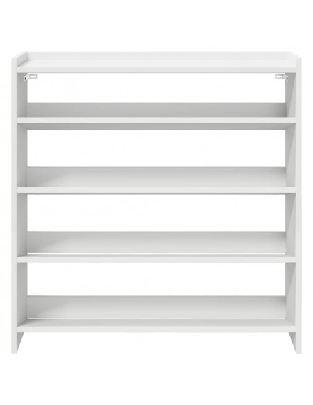 Scarpiera Bianca 80x25x81 cm in Legno Multistrato