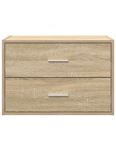 Armadio con 2 Cassetti Rovere Sonoma 60x31x40 cm in Truciolato