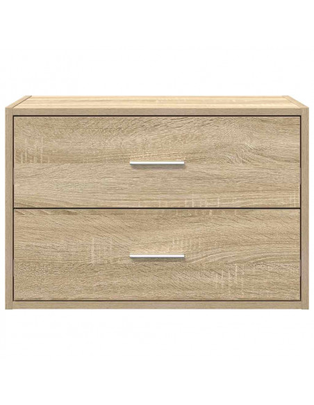 Armadio con 2 Cassetti Rovere Sonoma 60x31x40 cm in Truciolato