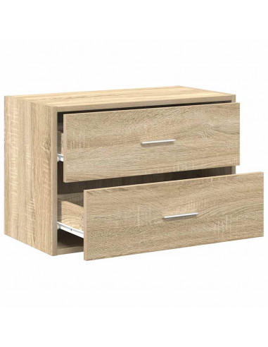 Armadio con 2 Cassetti Rovere Sonoma 60x31x40 cm in Truciolato