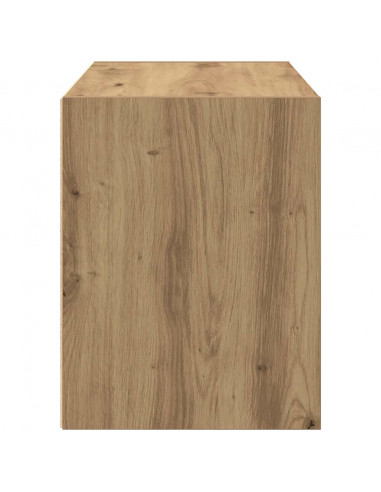 Armadio con 2 Cassetti Rovere Artigianale 60x31x40cm Truciolato