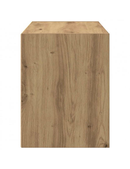 Armadio con 2 Cassetti Rovere Artigianale 60x31x40cm Truciolato
