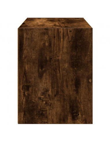 Armadio con 2 Cassetti in Rovere Fumo 60x31x40 cm in Truciolato