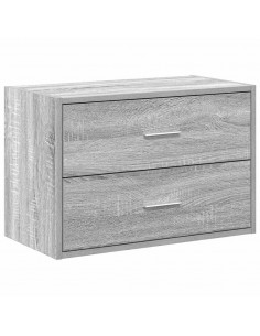 Armadio con 2 Cassetti Grigio Sonoma 60x31x40 cm in Truciolato