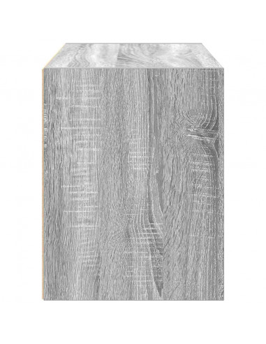 Armadio con 2 Cassetti Grigio Sonoma 60x31x40 cm in Truciolato