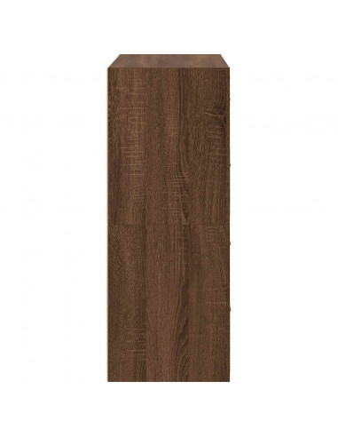 Armadi con 2 Cassetti 2 pz Rovere Marrone 60x31x40cm Truciolato