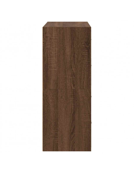 Armadi con 2 Cassetti 2 pz Rovere Marrone 60x31x40cm Truciolato