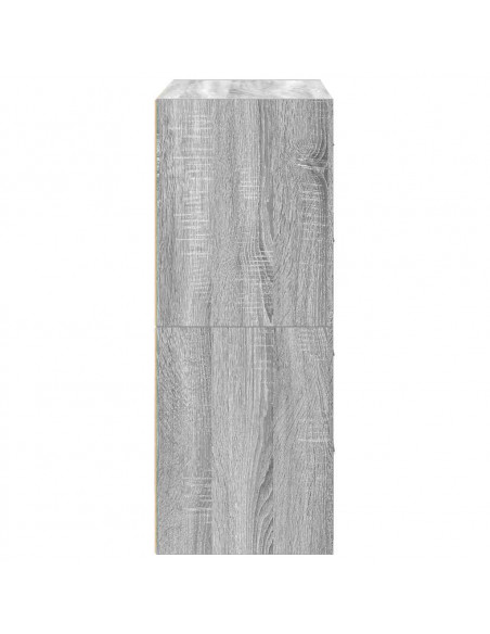 Armadi con 2 Cassetti 2 pz Grigio Sonoma 60x31x40 cm Truciolato