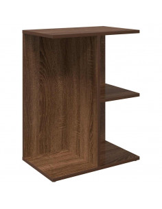 Comodino Rovere Marrone 40,5x31x60 cm in Legno Multistrato