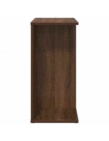Comodino Rovere Marrone 40,5x31x60 cm in Legno Multistrato