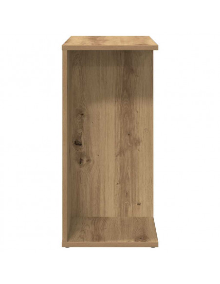 Comodino Rovere Artigianale 46,5x29x61 cm in Legno Multistrato